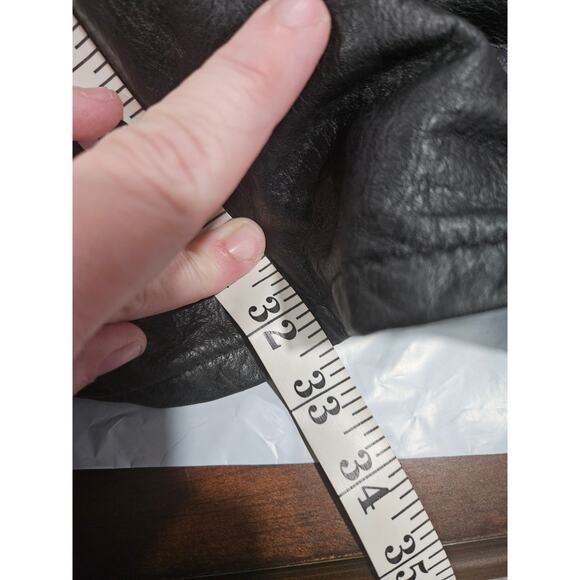 Vintage Wilsons M. Julian Leather Men's Jacket XL Thinsulate Insulation Black - Picture 11 of 16